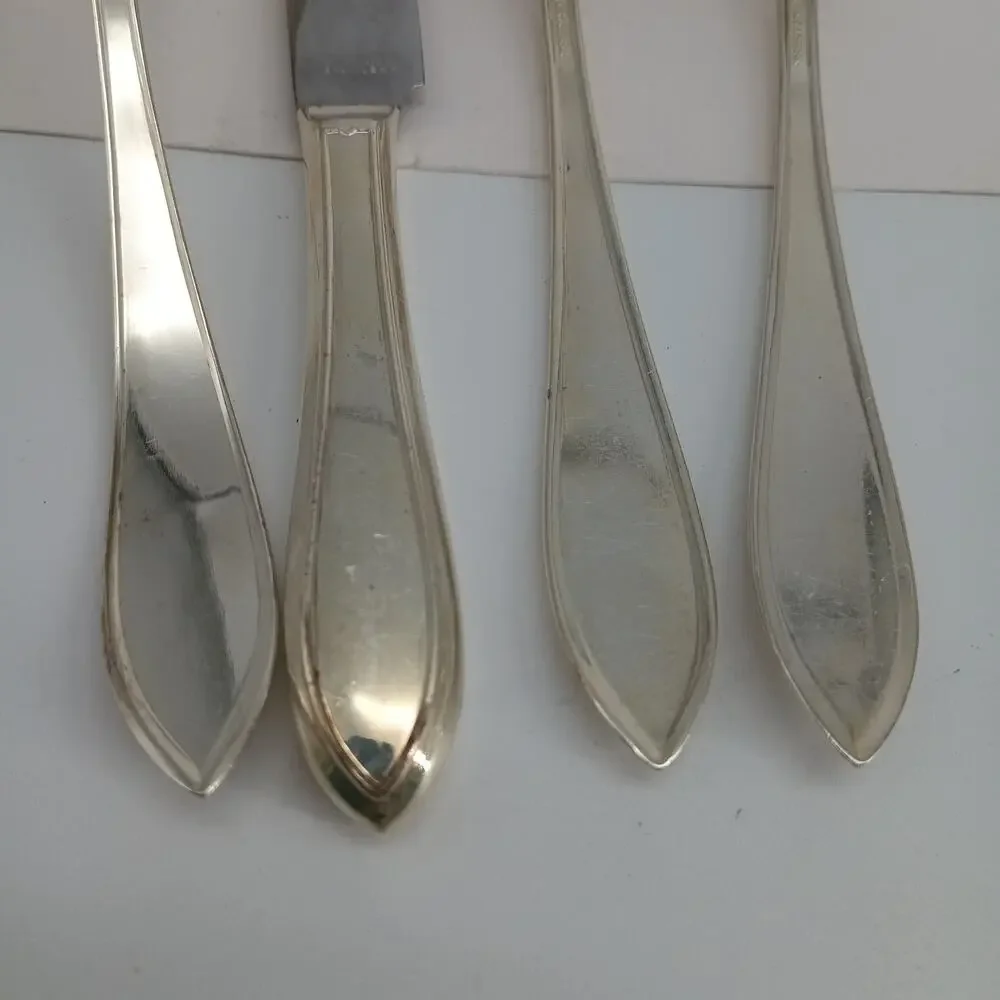 4X Serving 1914 Patrician Silverplate Flatware COMMUNITY Ladle Spoon Oneida